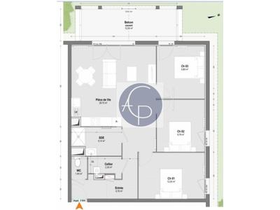 Appartement - 77 m² - 4 pièces