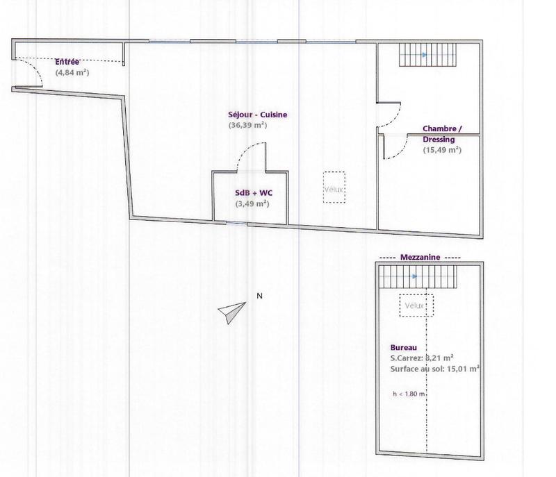 Appartement - 68 m² - 3 pièces