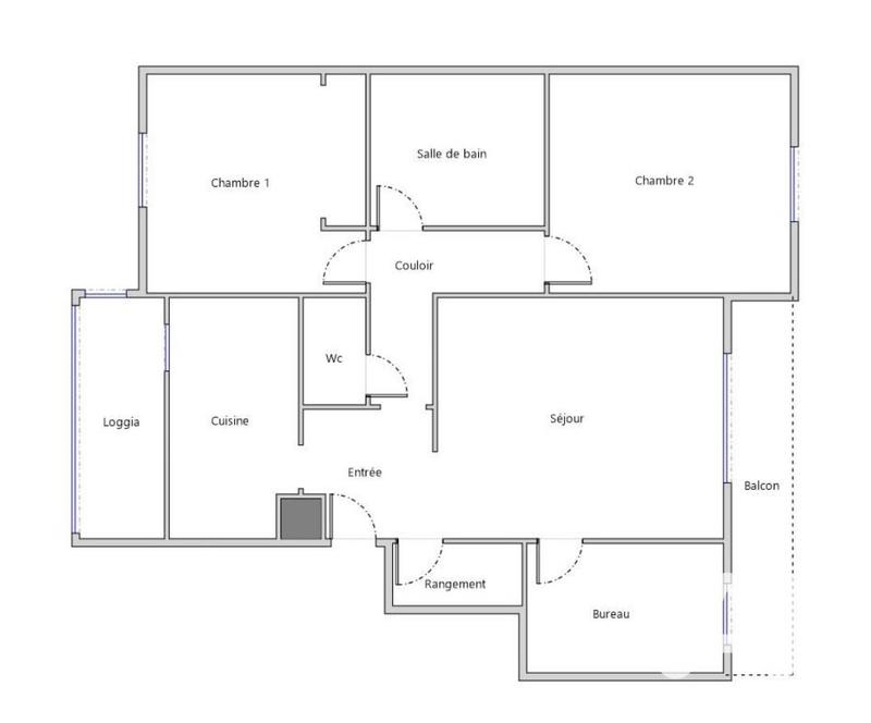 Appartement - 74 m² - 4 pièces