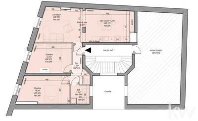 Appartement - 71 m² - 3 pièces