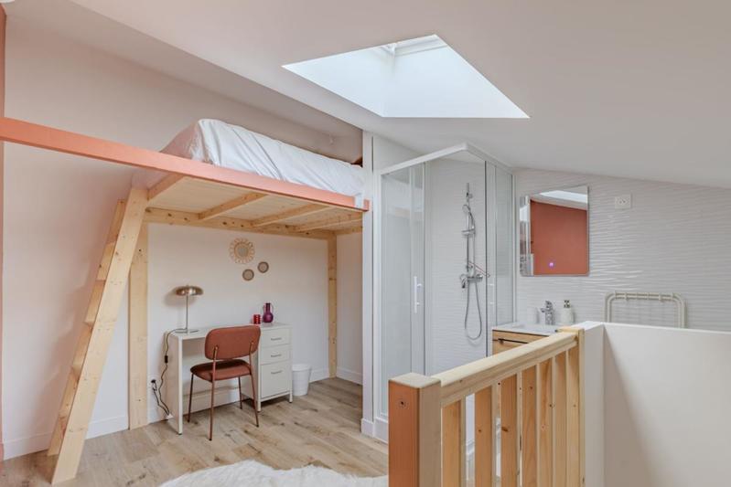 Chambre - 10 m² - 1 pièce