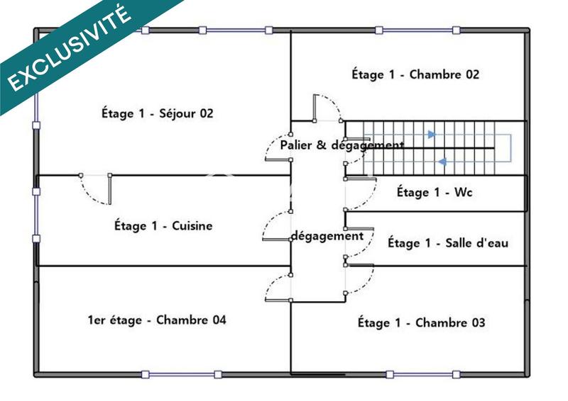 Maison - 132 m² - 6 pièces