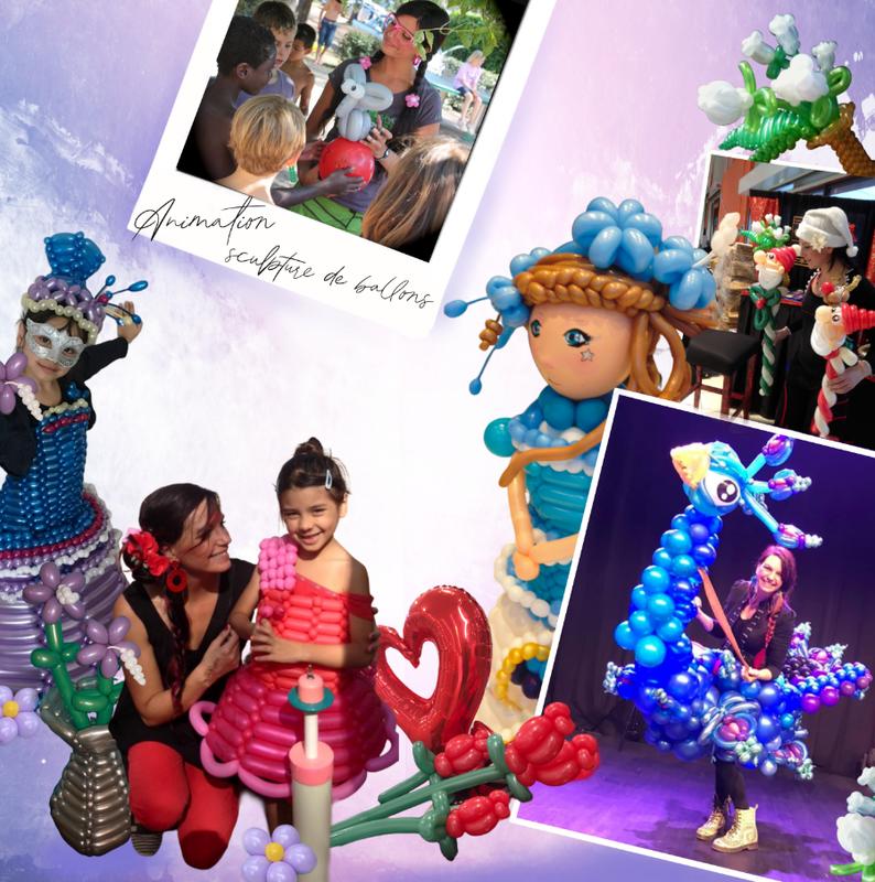 Maquillages artistiques &amp; Sculptures sur ballon