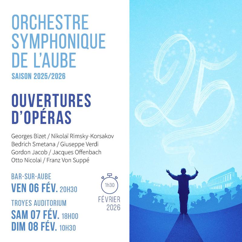 Orchestre Symphonique de l'Aube - Ouvertures d'opéras