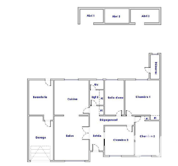 Maison - 74 m² - 4 pièces