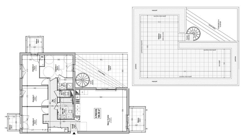 Appartement - 106 m² - 5 pièces