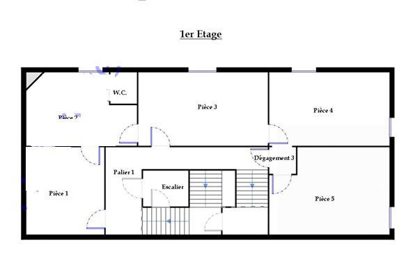 Appartement - 120 m² - 5 pièces