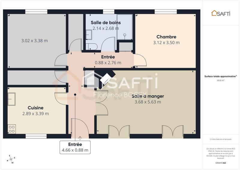 Maison - 88 m² - 4 pièces