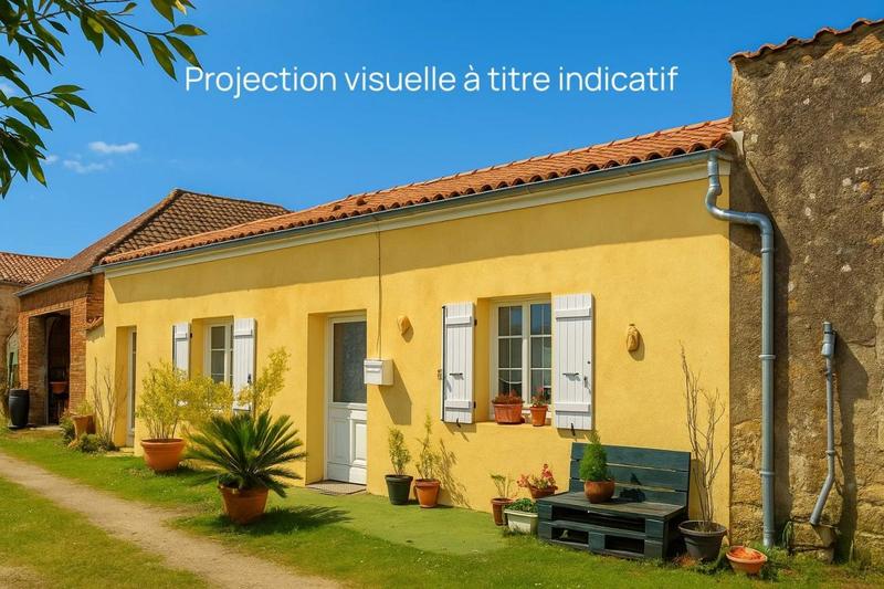 Maison en pierre - 90 m² - 4 pièces