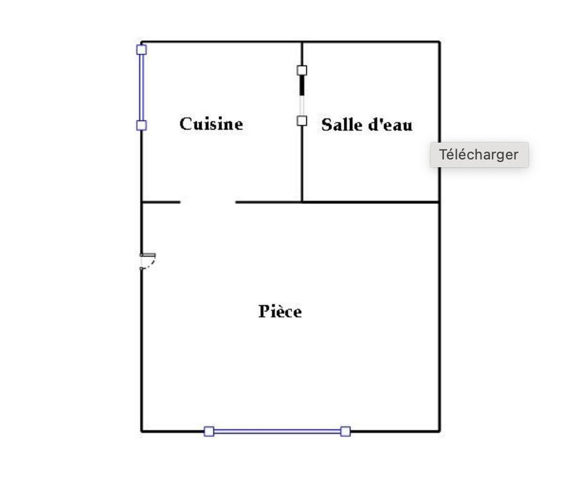Appartement - 24 m² - 2 pièces