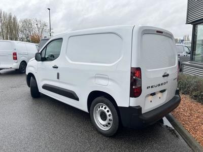 Peugeot Partner Fourgon 19 158,00 Ht - m 650 Kg Bluehdi 130 Eat8 3 Places Moduwork Camera Led Main Libre Berlingo
