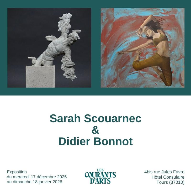 Exposition Sarah Scouarnec sculptrice et Didier Bonnot, peintre