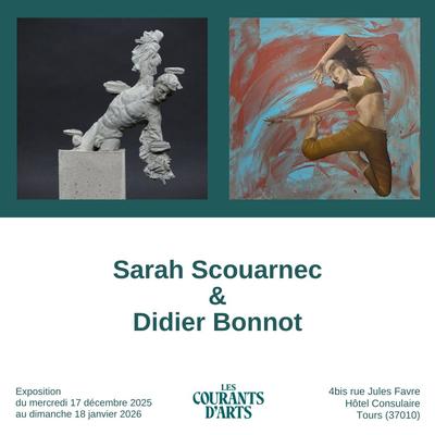 Exposition Sarah Scouarnec sculptrice et Didier Bonnot, peintre