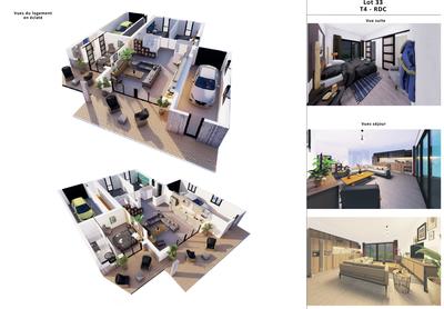 Appartement - 92 m² - 4 pièces