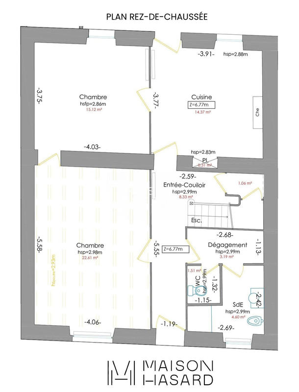 Maison ancienne - 142 m² - 5 pièces