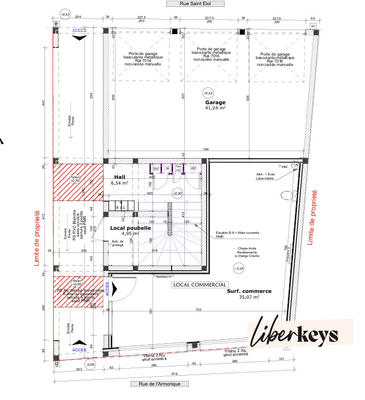 Local commercial - 35 m² - 1 pièce