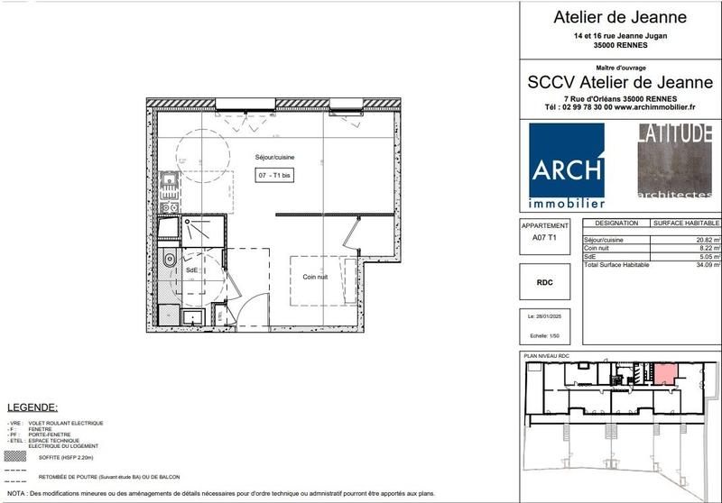 Appartement - 142 m² - 6 pièces