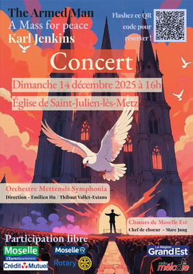 Concert - the armed man, a mass for peace de Sir K. Jenkins