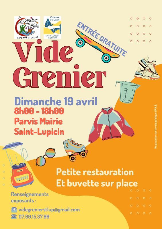 Vide-grenier de saint-lupicin