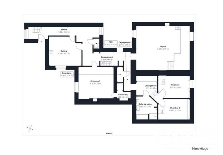 Appartement - 198 m² - 8 pièces