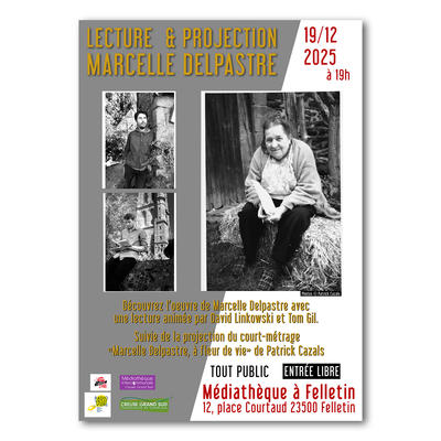 Lecture &amp; Projection Marcelle Delpastre
