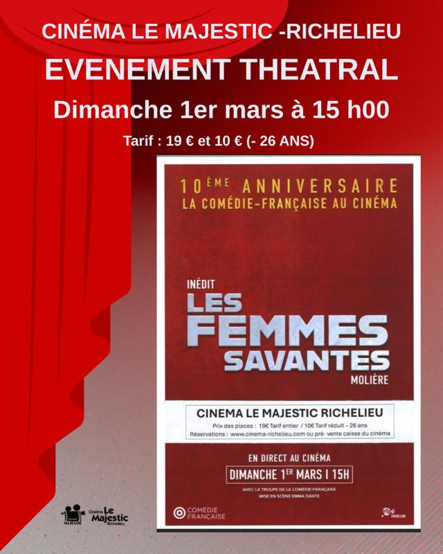 Theatre de la Comedie Francaise "Les Femmes Savantes"