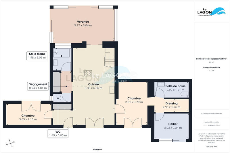 Maison - 104 m² - 3 pièces