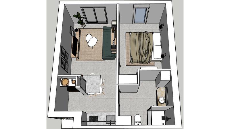 Appartement - 41 m² - 2 pièces