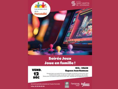 Rdv de la parentalité : Soirée Jeux !