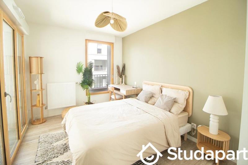 Chambre - 9 m² - 1 pièce