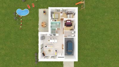 Maison - 100 m² - 5 pièces