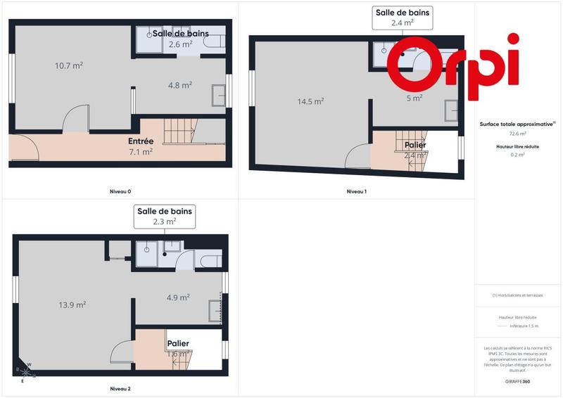 Immeuble - 60 m² - 4 pièces