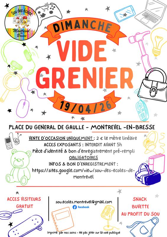 Vide-greniers du sou des écoles
