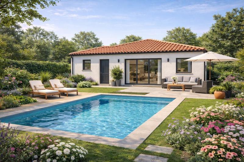 Maison - 80 m² - 4 pièces