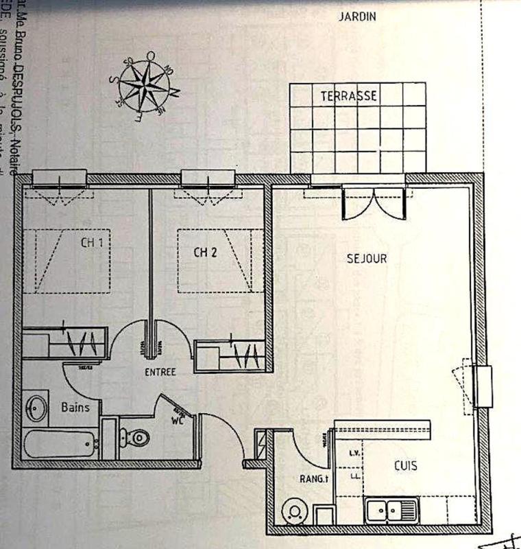 Appartement - 62 m² - 3 pièces