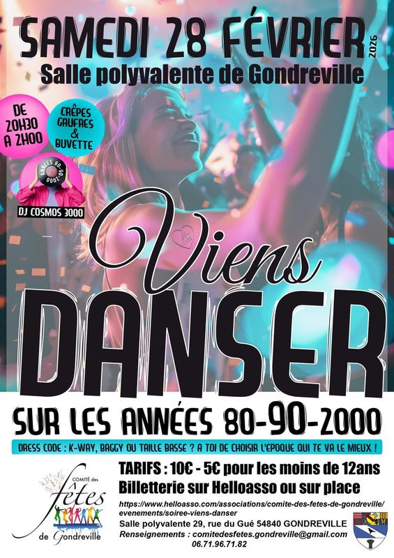 Soirée Dansante - Années 80-90-2000