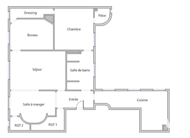 Appartement - 102 m² - 4 pièces