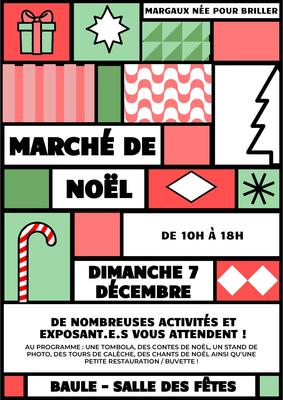 Marché de Noël au profit de l'association Margaux née pour briller