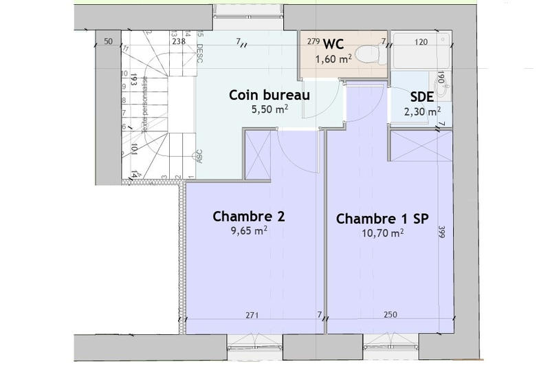 Appartement - 93 m² - 5 pièces