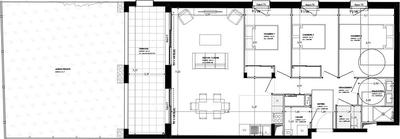 Appartement - 84 m² - 4 pièces