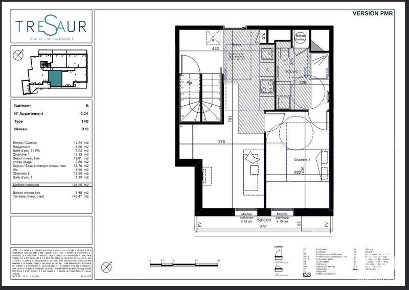 Appartement - 125 m² - 5 pièces