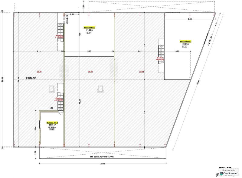 Local d'activités - 898 m²