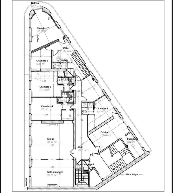 Appartement - 500 m² - 12 pièces