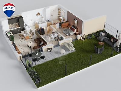 Appartement - 64 m² - 3 pièces