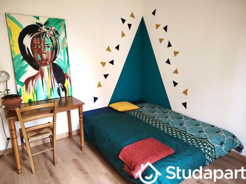 Chambre - 12 m² - 1 pièce