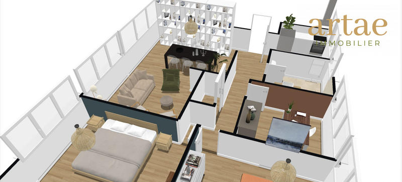 Appartement - 83 m² - 5 pièces