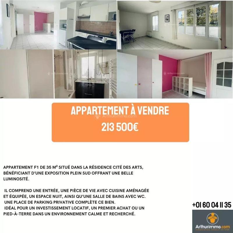 Appartement - 35 m² - 1 pièce