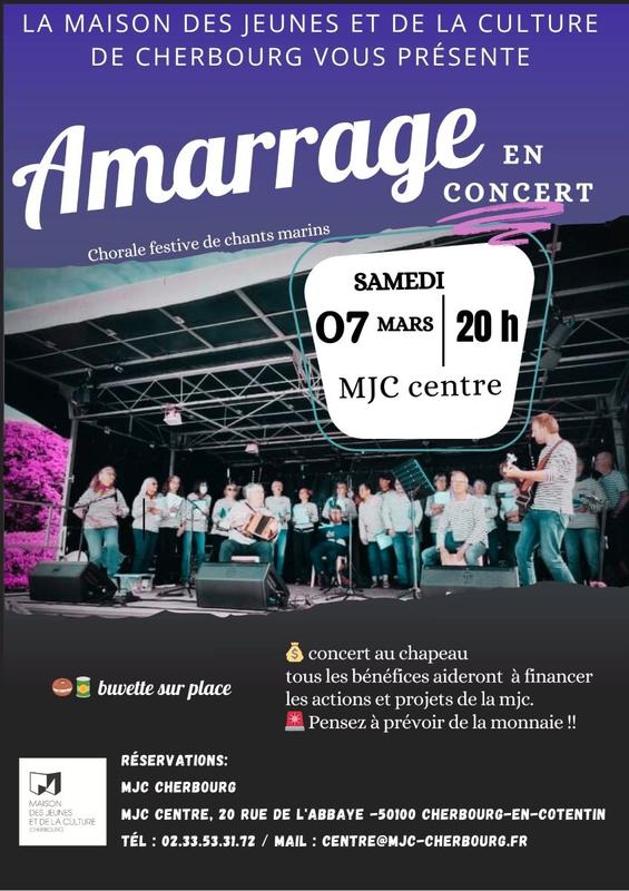 Concert Amarrage - Chorale festive de chants marins