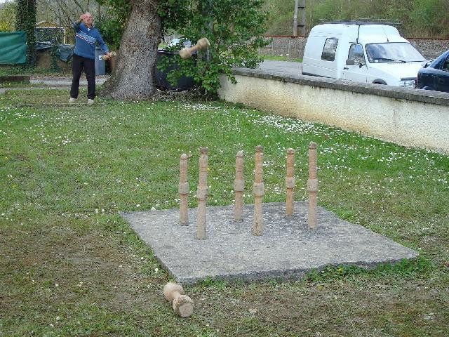 Découverte du jeu de quilles de 6 avec Christian