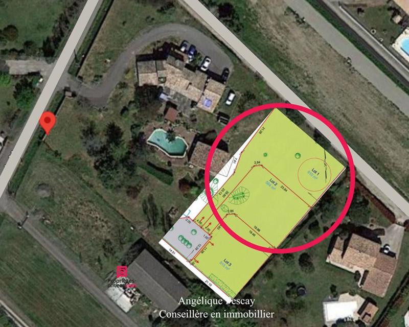 Terrain constructible - 810 m²